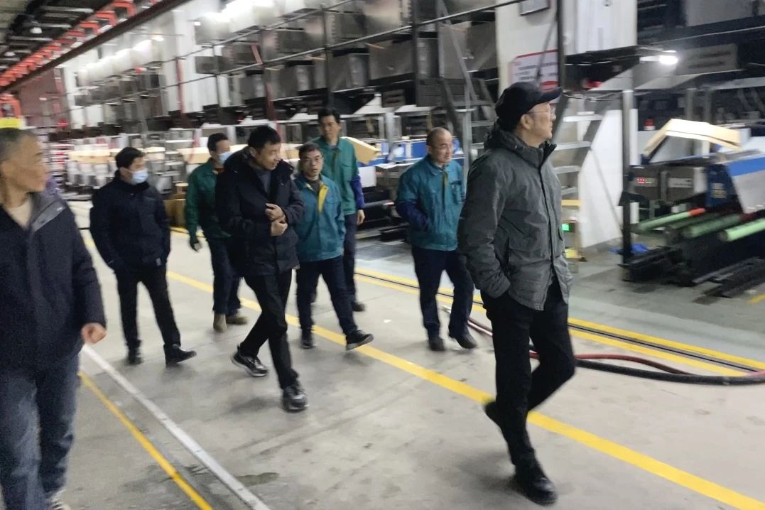 Changshu Polyester fè enspeksyon sekirite anvan rekòmanse travay