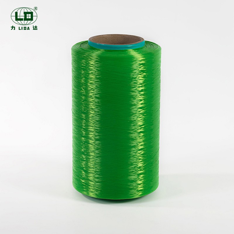 Ki sa ki pwopriyete yo ak karakteristik nan wo-fòs ak ba kontraksyon ki gen koulè pal filaman Polyester (ki gen ladan flanm dife-rezistan filaman)?
